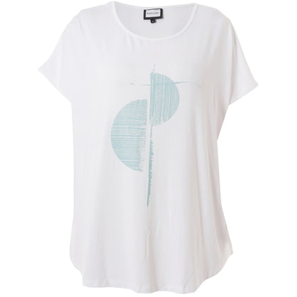 Gozzip Woman GGitte T-shirt with print T-Shirt White