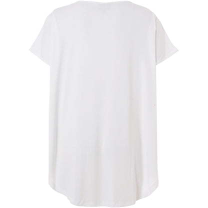 Gozzip Woman GGitte T-shirt with print T-Shirt White