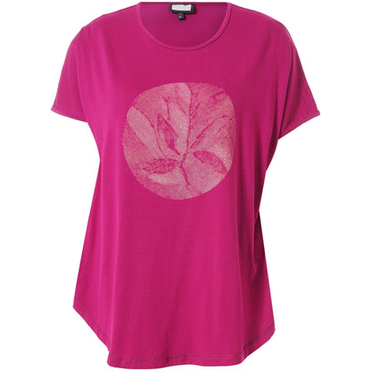 Gozzip Woman GGitte T-shirt with print T-Shirt Raspberry