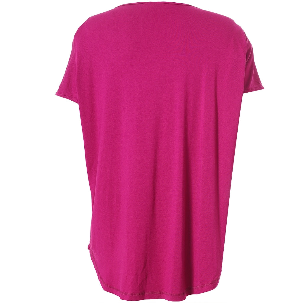 Gozzip Woman GGitte T-shirt with print T-Shirt Raspberry