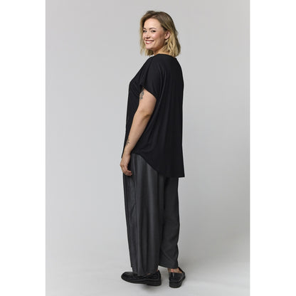 Gozzip Woman GGitte T-shirt with print T-Shirt Black