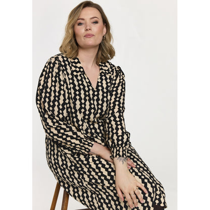 Gozzip Woman GGyda Tunic Tunic Black/Offwhite