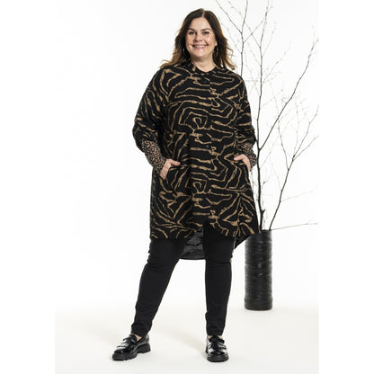 Gozzip Woman GHeika Leggings with piping Leggings Black