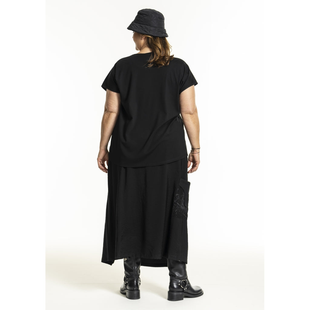 Gozzip Woman GHensia T-Shirt w print T-Shirt Black