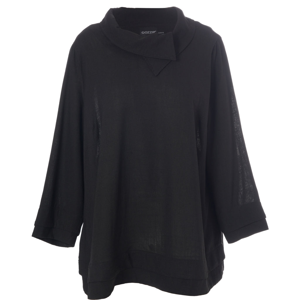 Gozzip Woman GIlian Blouse Blouse Black