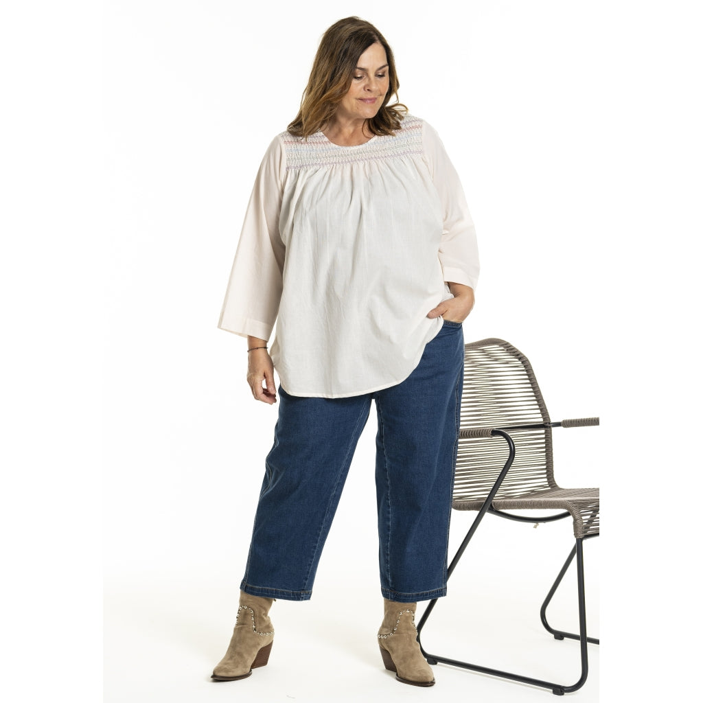 Gozzip Woman GIngfred Blouse Blouse Off-White