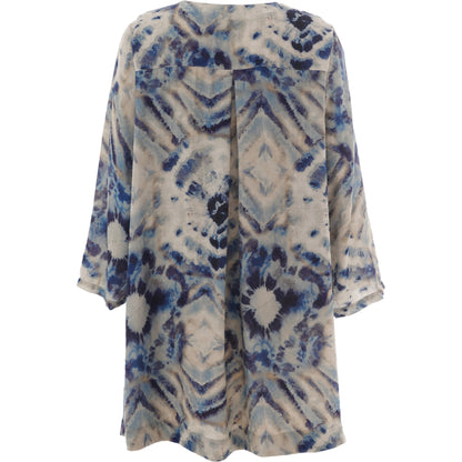 Gozzip Woman GJana Tunic Tunic Blue print