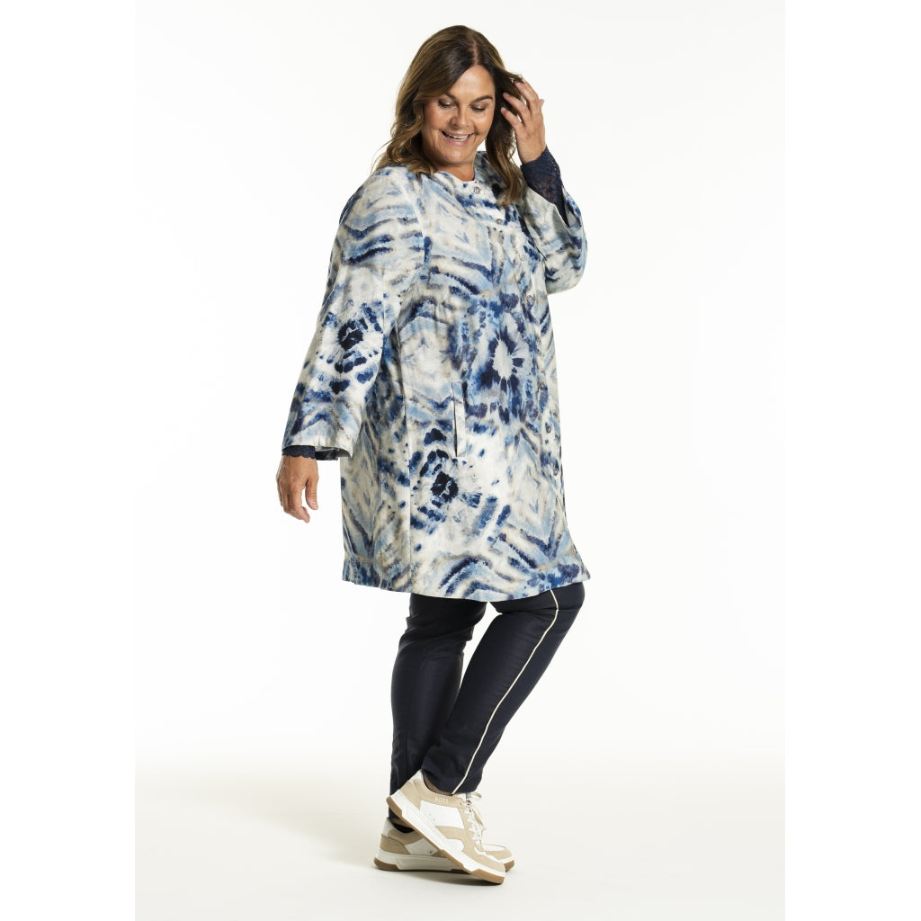 Gozzip Woman GJana Tunic Tunic Blue print