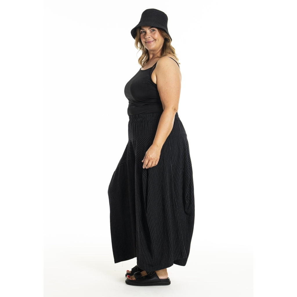 Gozzip Woman GJani Pants Pants Black Stripe