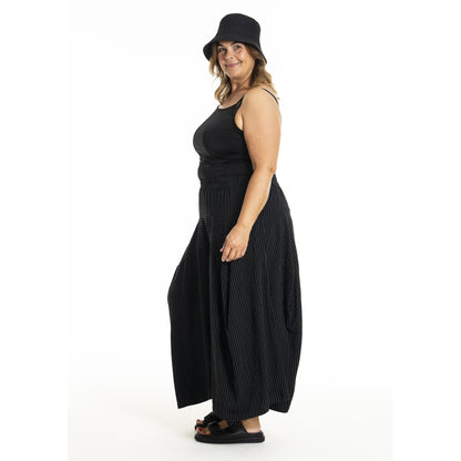 Gozzip Woman GJani Pants Pants Black Stripe