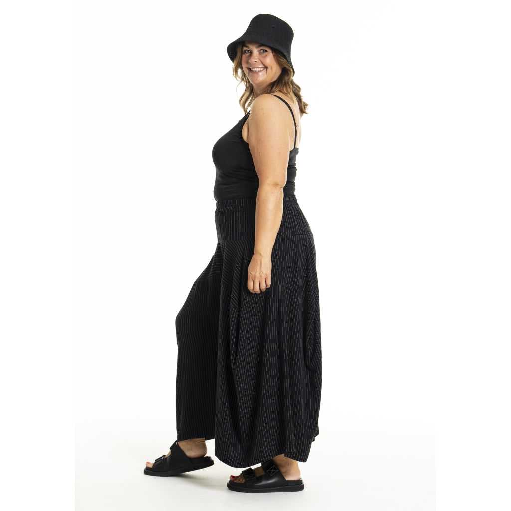 Gozzip Woman GJani Pants Pants Black Stripe