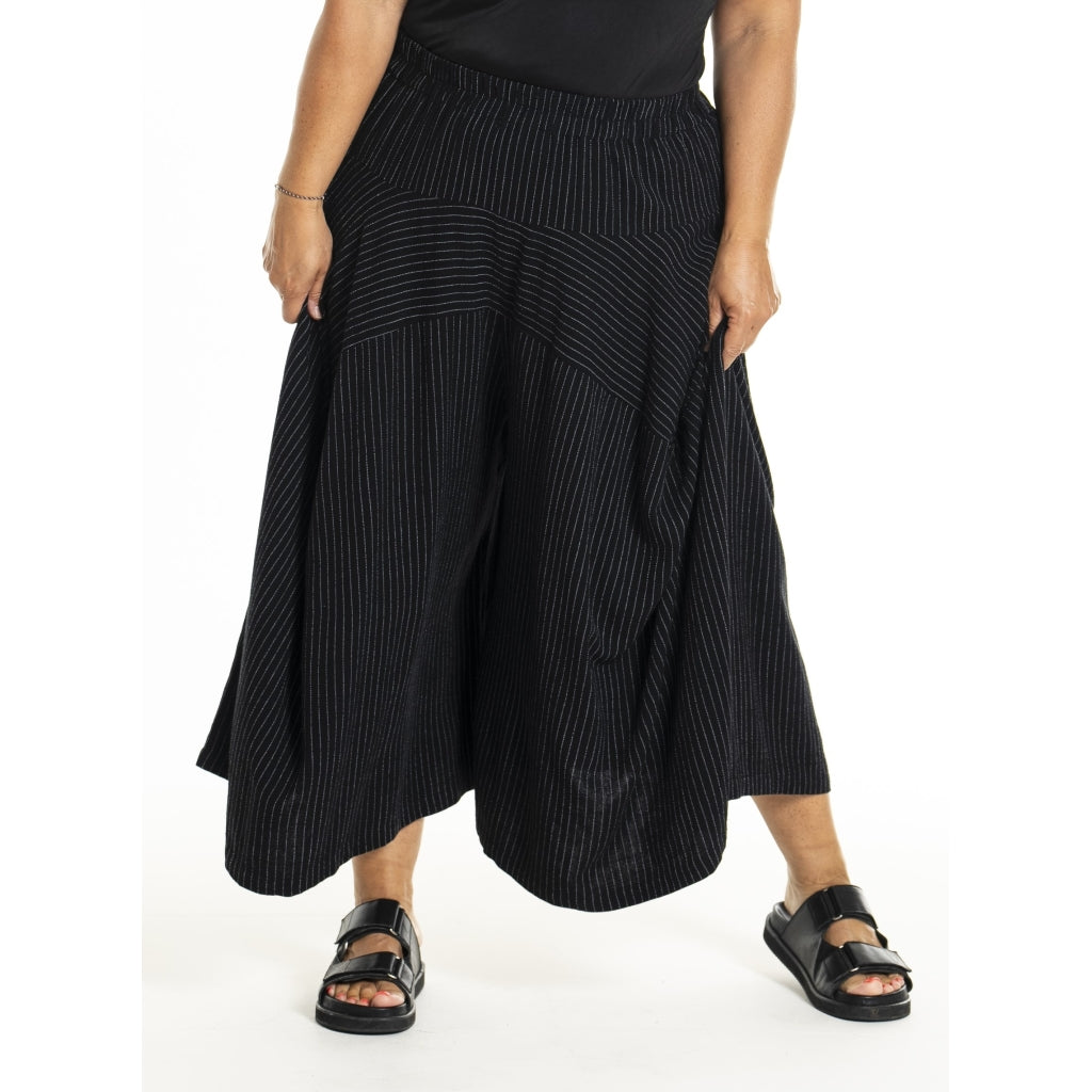 Gozzip Woman GJani Pants Pants Black Stripe