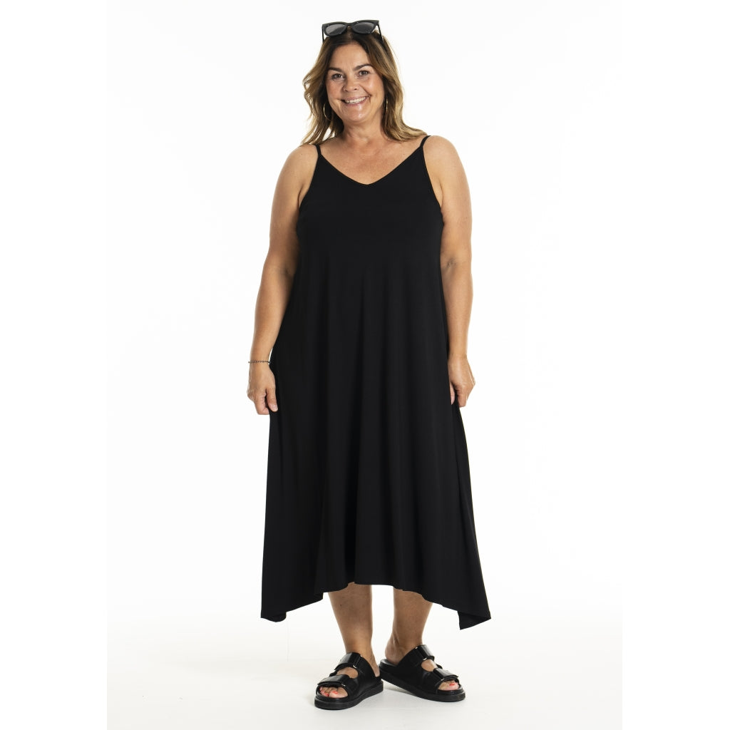 Gozzip Woman GJanie strop Dress Dress Black