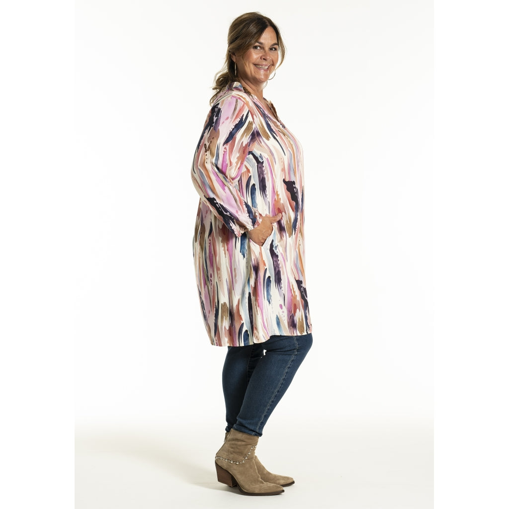 Gozzip Woman GJeana Tunic Tunic Multi color print