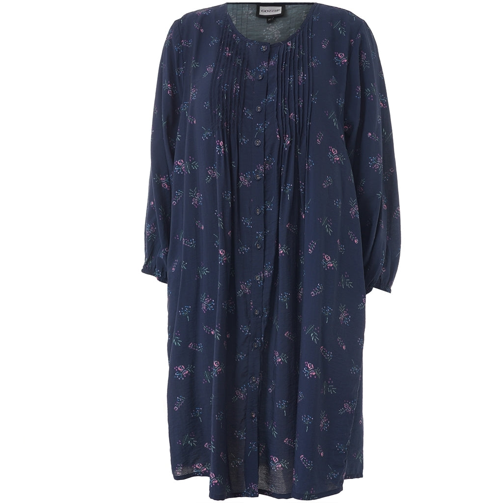 Gozzip Woman GJohanne Shirt Tunic Shirt Tunic Navy Print