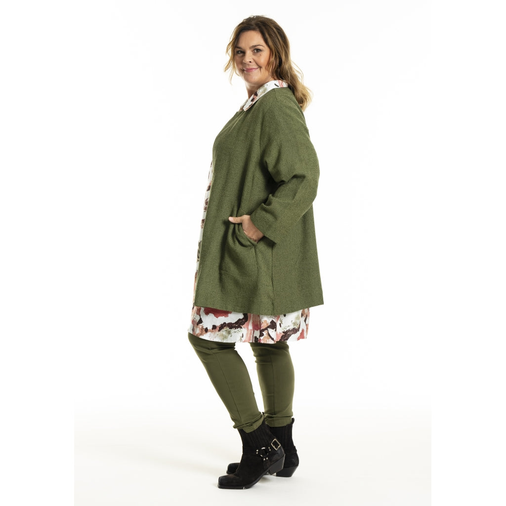 Gozzip Woman GJosefin Cardigan Cardigan Olive