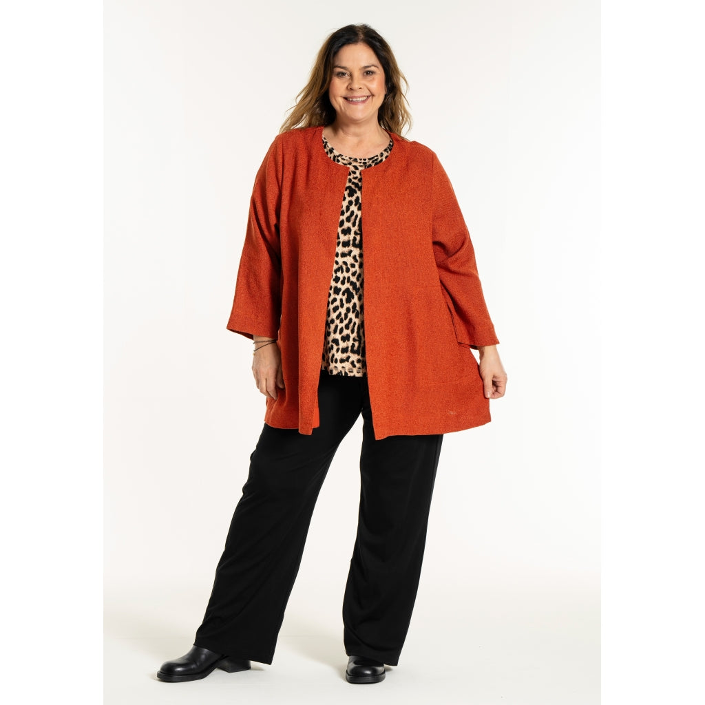 Gozzip Woman GJosefin Cardigan Cardigan Brick red