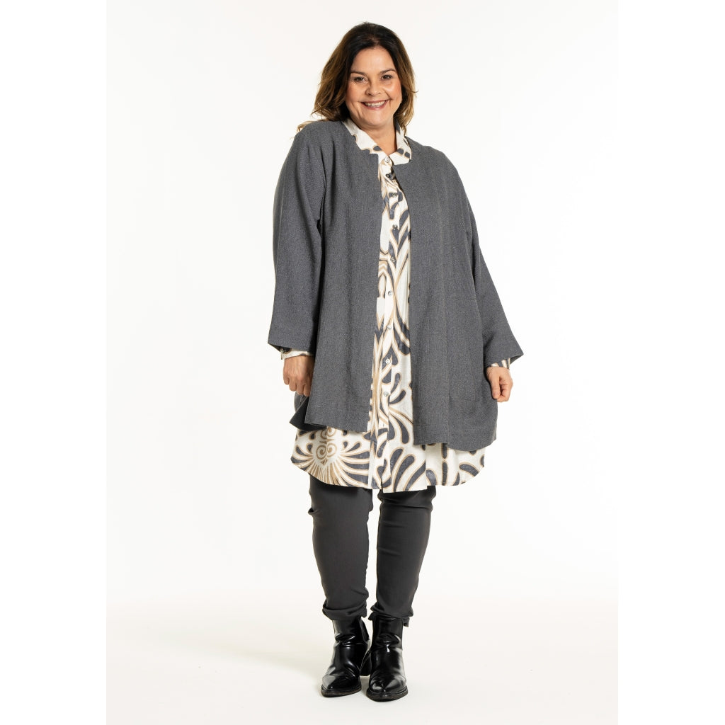 Gozzip Woman GJosefin Cardigan Cardigan Charcoal
