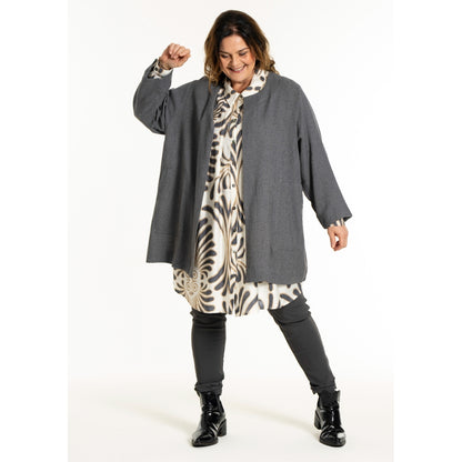 Gozzip Woman GJosefin Cardigan Cardigan Charcoal