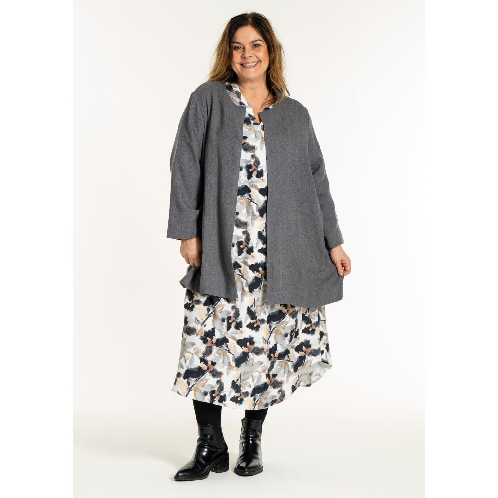 Gozzip Woman GJosefin Cardigan Cardigan Charcoal