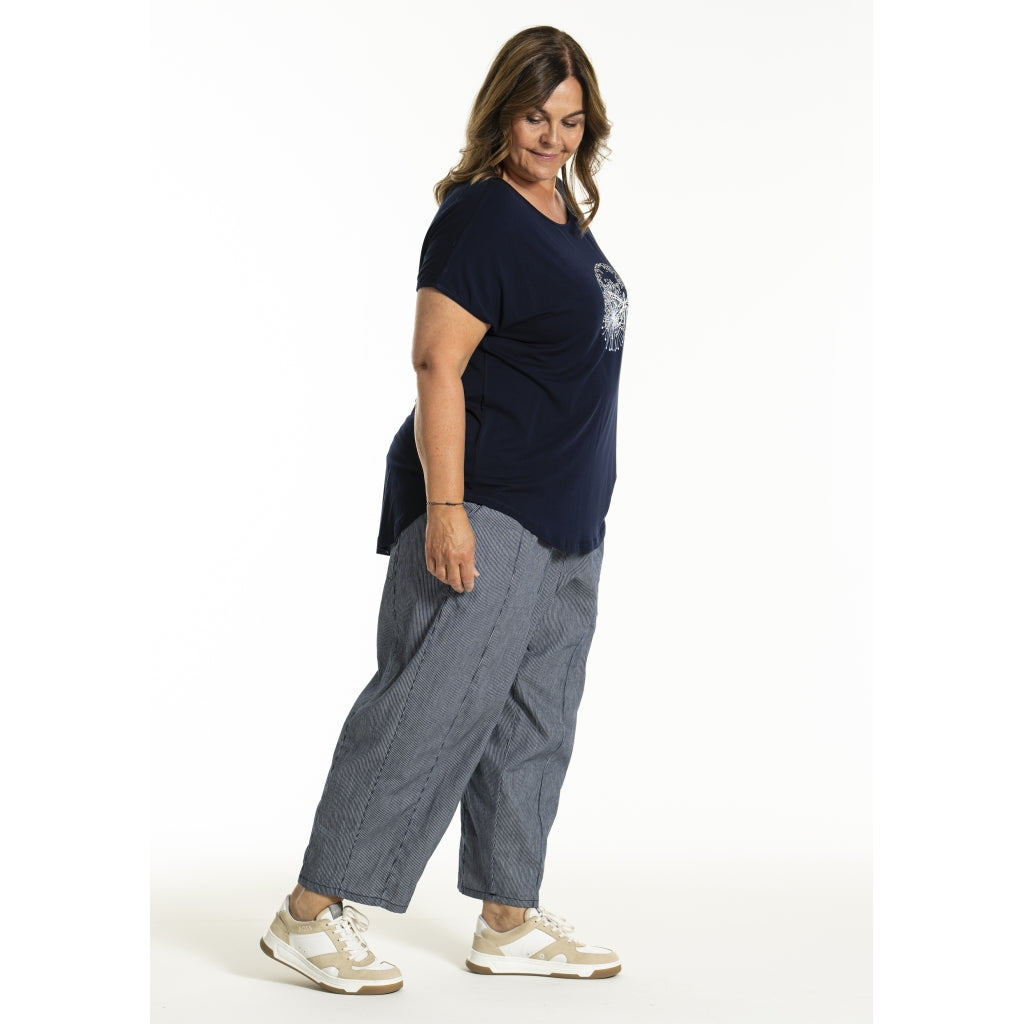 Gozzip Woman GJoye Pants Pants Denim Blue