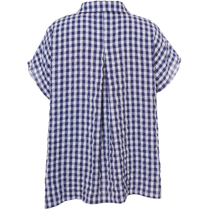 Gozzip Woman GKaisa Blouse Blouse Navy check