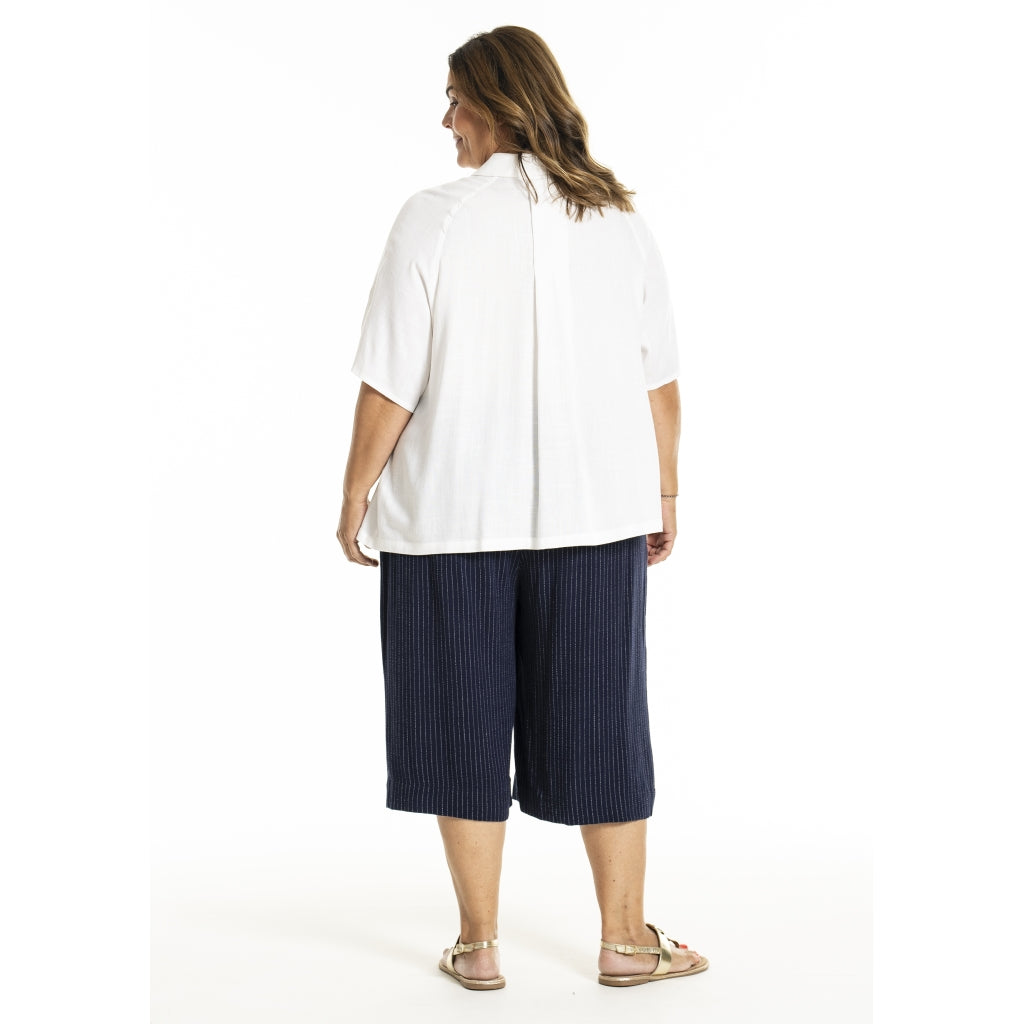 Gozzip Woman GKatalin Shorts Shorts Navy stripe