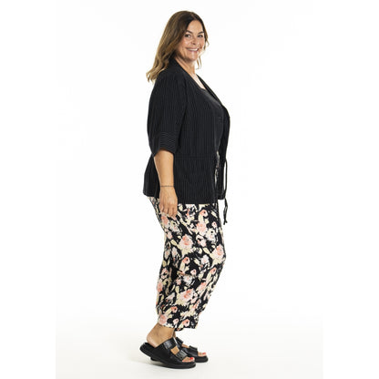 Gozzip Woman GKatarina Shirt Jacket Shirt Jacket Black Stripe