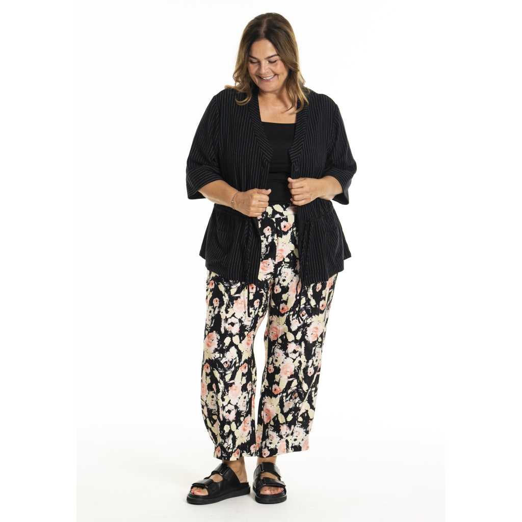 Gozzip Woman GKatarina Shirt Jacket Shirt Jacket Black Stripe