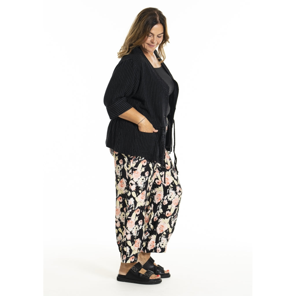 Gozzip Woman GKatarina Shirt Jacket Shirt Jacket Black Stripe