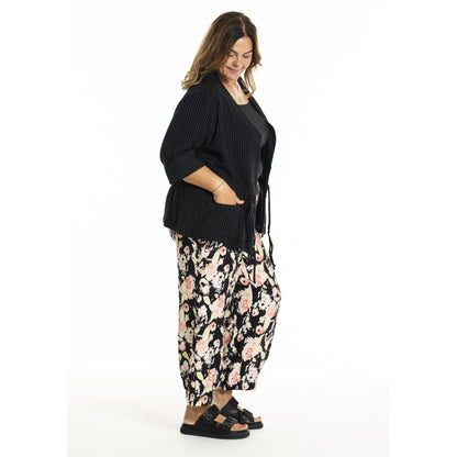 Gozzip Woman GKatarina Shirt Jacket Shirt Jacket Black Stripe