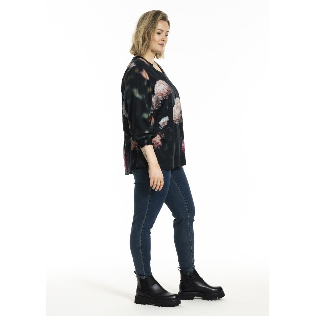 Gozzip Woman GKetty Blouse Blouse Peony print