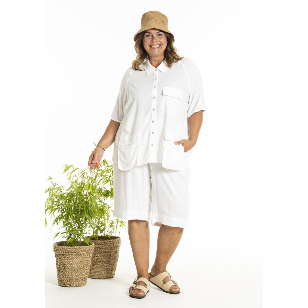 Gozzip Woman GKiara Shirt jacket Shirt Jacket White