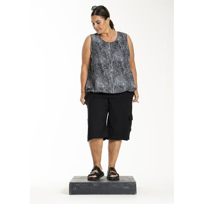 Gozzip Woman GLorena Top Top Black/White