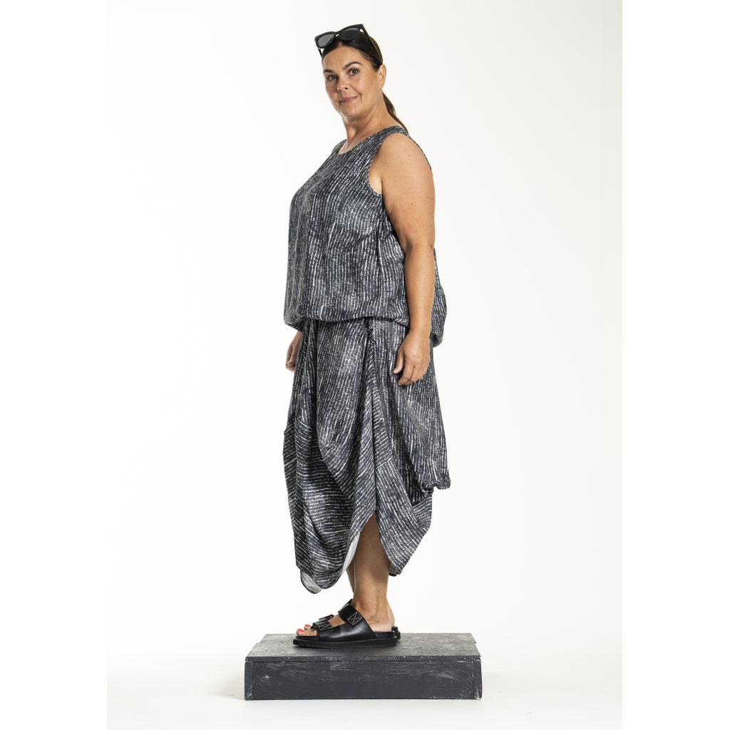 Gozzip Woman GLorena Top Top Black/White
