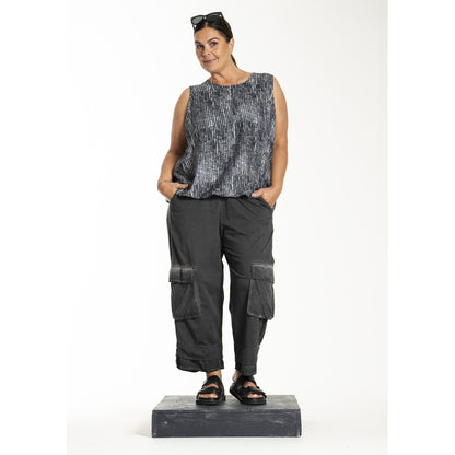 Gozzip Woman GLorena Top Top Black/White