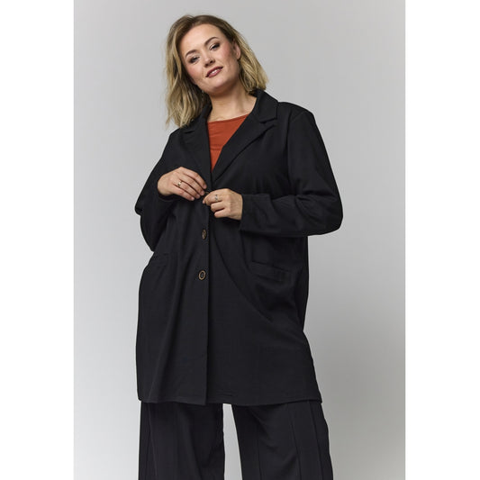 Gozzip Woman GLuisa Oversize Blazer Blazer Black