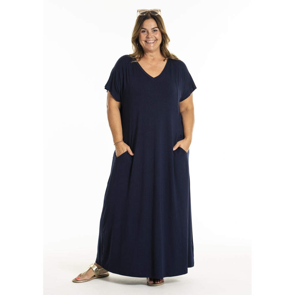 Gozzip Woman GMargit Long Dress Long Dress Navy