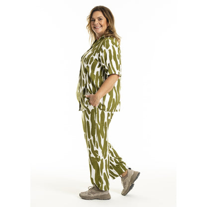 Gozzip Woman GMarlene Blouse Blouse Olive Print