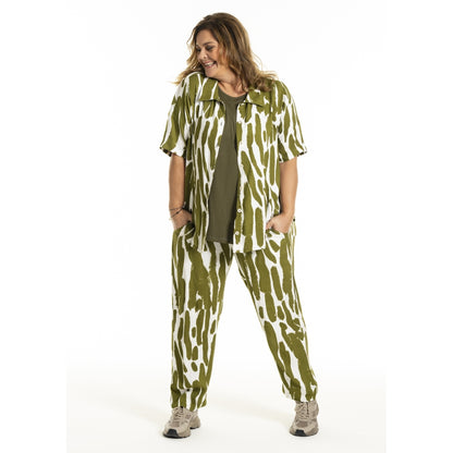 Gozzip Woman GMarlene Blouse Blouse Olive Print