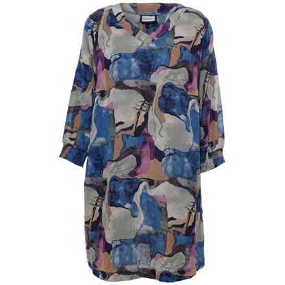Gozzip Woman GMeta Tunic Tunic Blue print