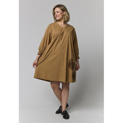 Gozzip Woman GMeta Tunic Tunic Brown