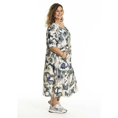 Gozzip Woman GMille Dress Dress Green Print