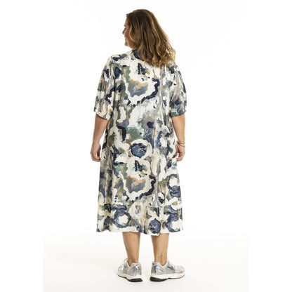 Gozzip Woman GMille Dress Dress Green Print