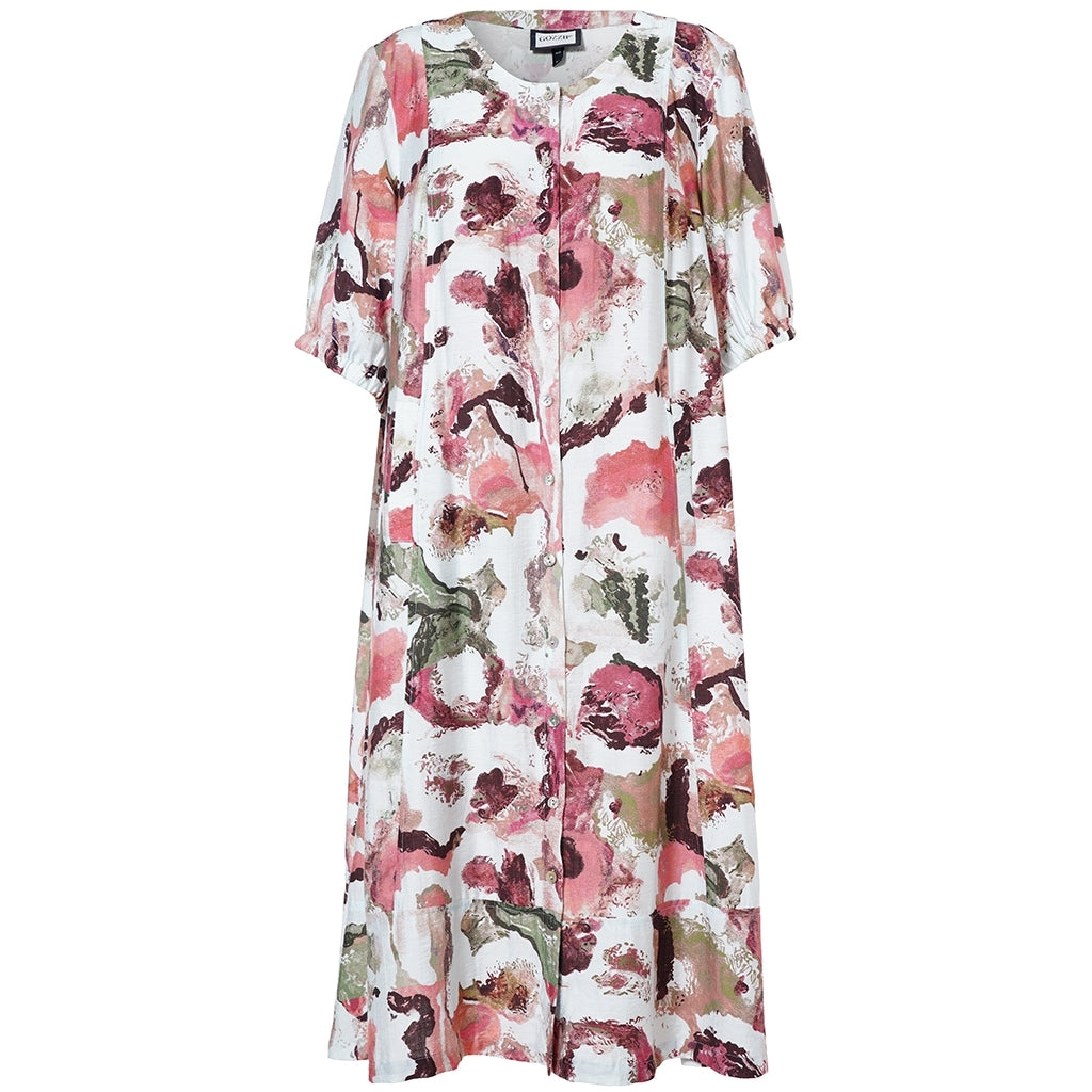 Gozzip Woman GMille Dress Dress Rose Print
