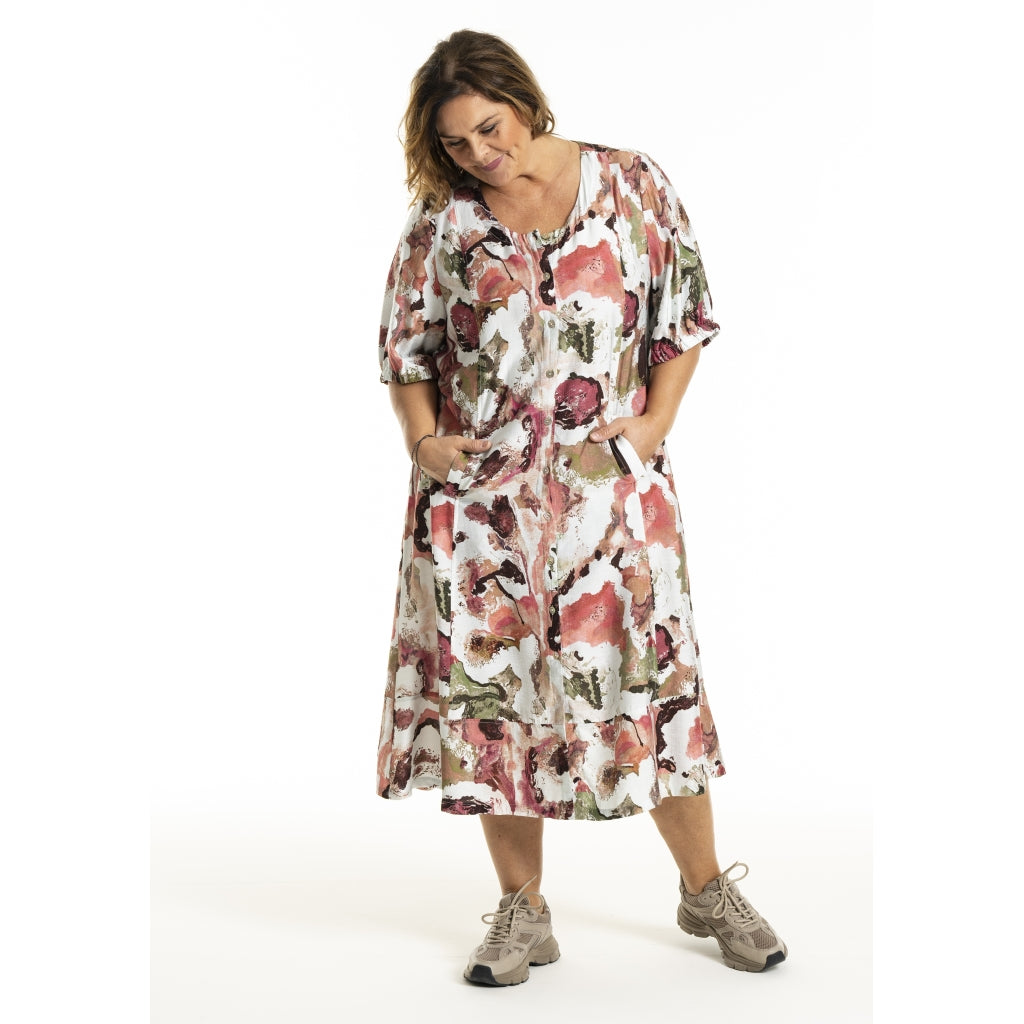 Gozzip Woman GMille Dress Dress Rose Print