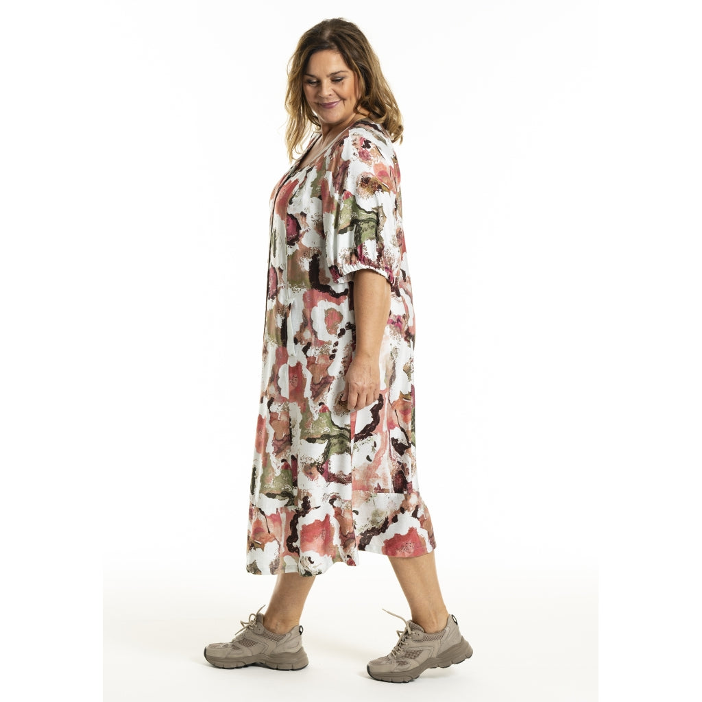 Gozzip Woman GMille Dress Dress Rose Print