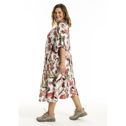 Gozzip Woman GMille Dress Dress Rose Print