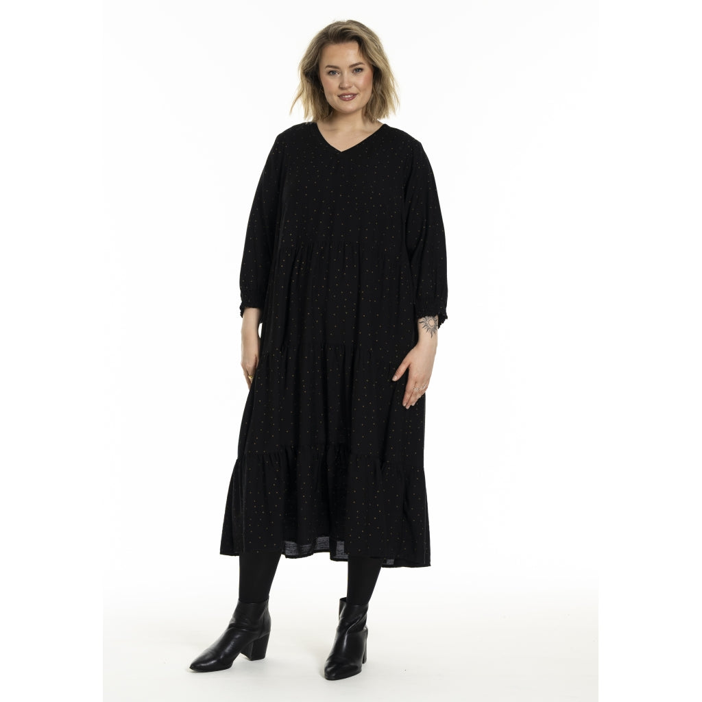 Gozzip Woman GNanna Dress Dress Black/Gold