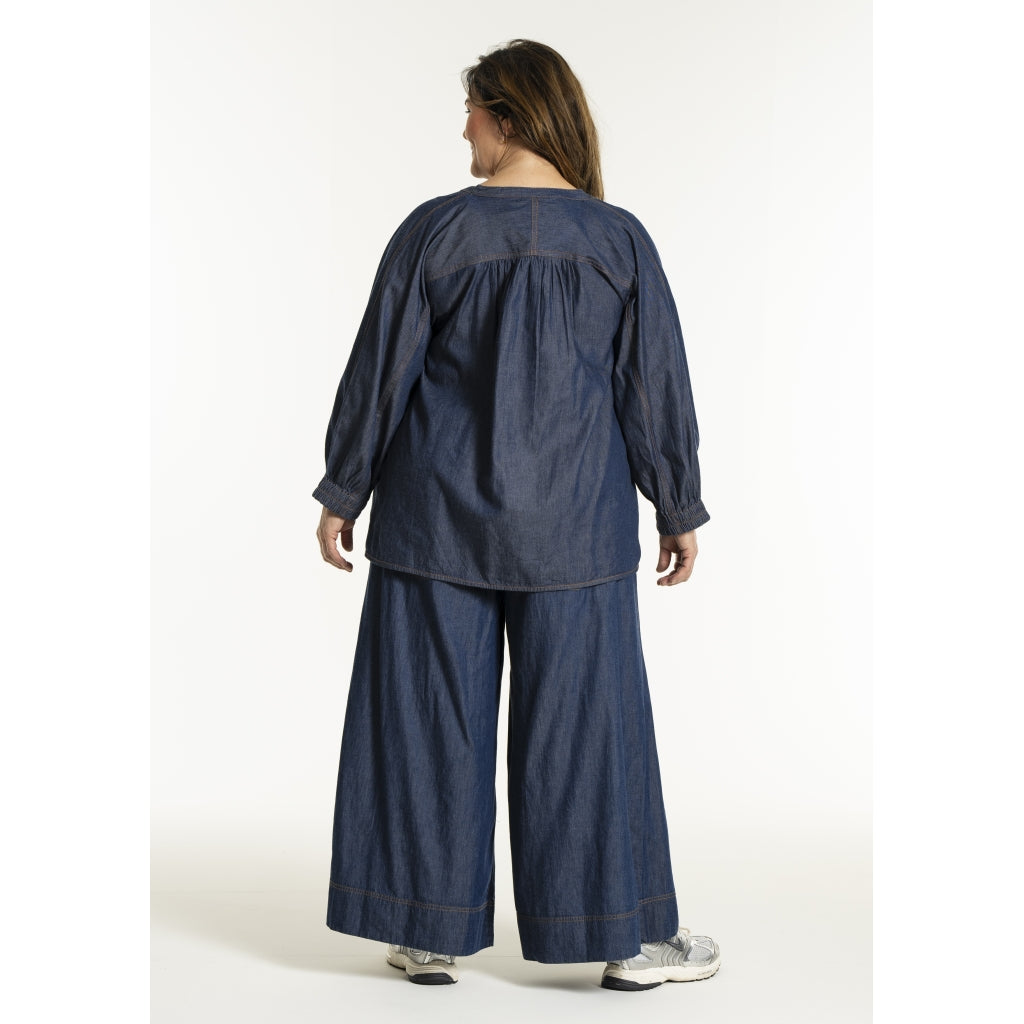 Gozzip Woman GPenelope Pants Pants Dark blue denim